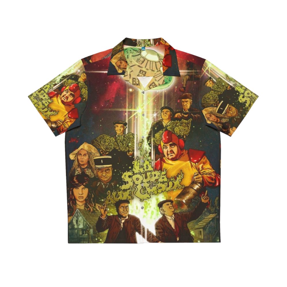 Cabbage Soup Hawaiian Shirt with Tropical Print and Sci-Fi Elements