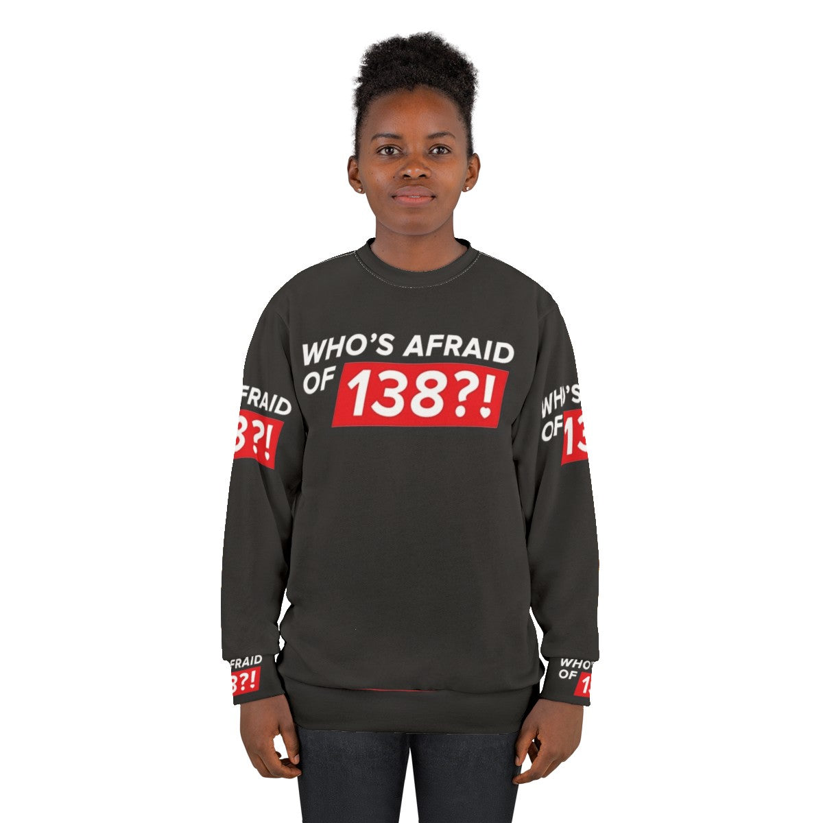 "Who's Afraid of 138" Trance Sweatshirt in White - women