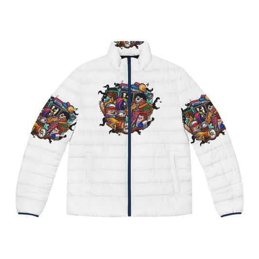 Stranger Things Doodle Puffer Jacket for Kids, with Eadan, Shamir, and Copic Marker Artwork