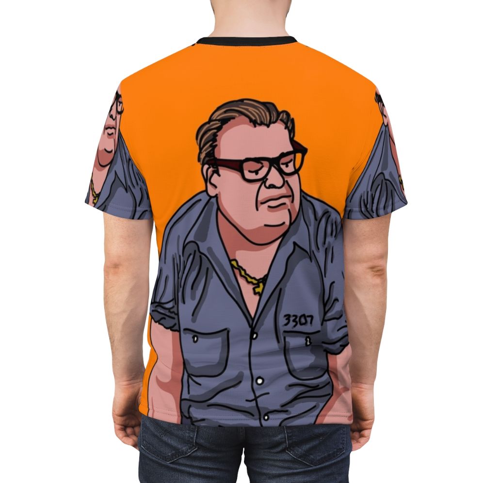 Scared Straight Rap Sheet Matt Foley Inspired T-Shirt - men back