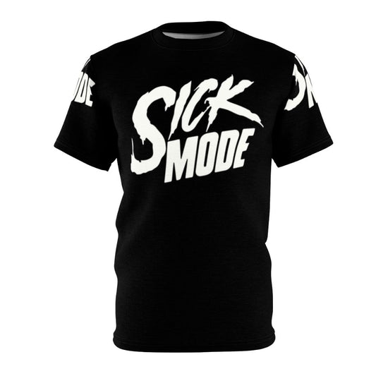 Sickmode-inspired hardstyle t-shirt with abstract design