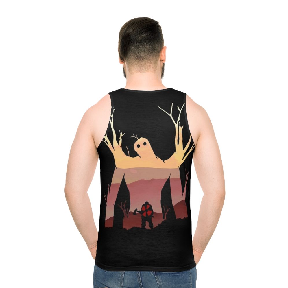 Valheim Elder Illusion Unisex Tank Top - men back