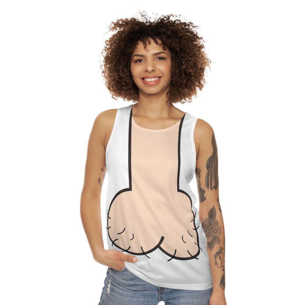 Minimalist unisex tank top - women