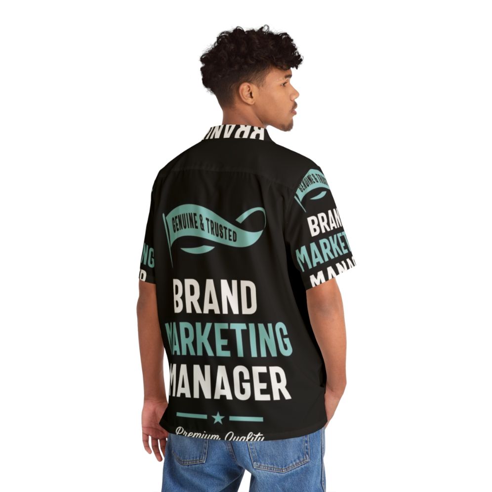 Branded Hawaiian shirt for marketing managers - People Back