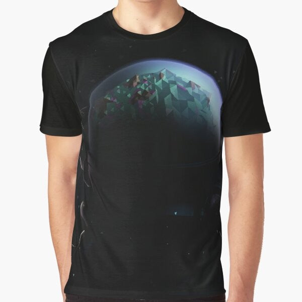 Astronauts Explore Open Worlds Graphic T-Shirt