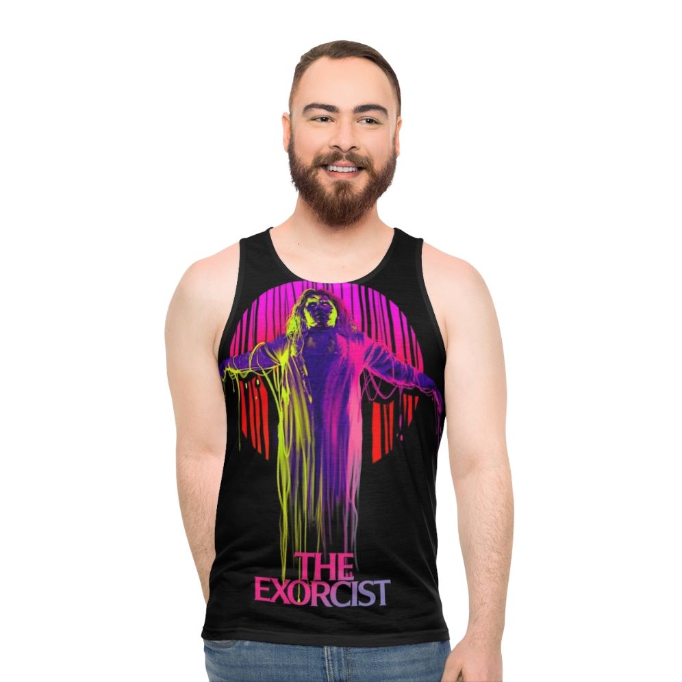 Neon "The Exorcist" unisex tank top - men