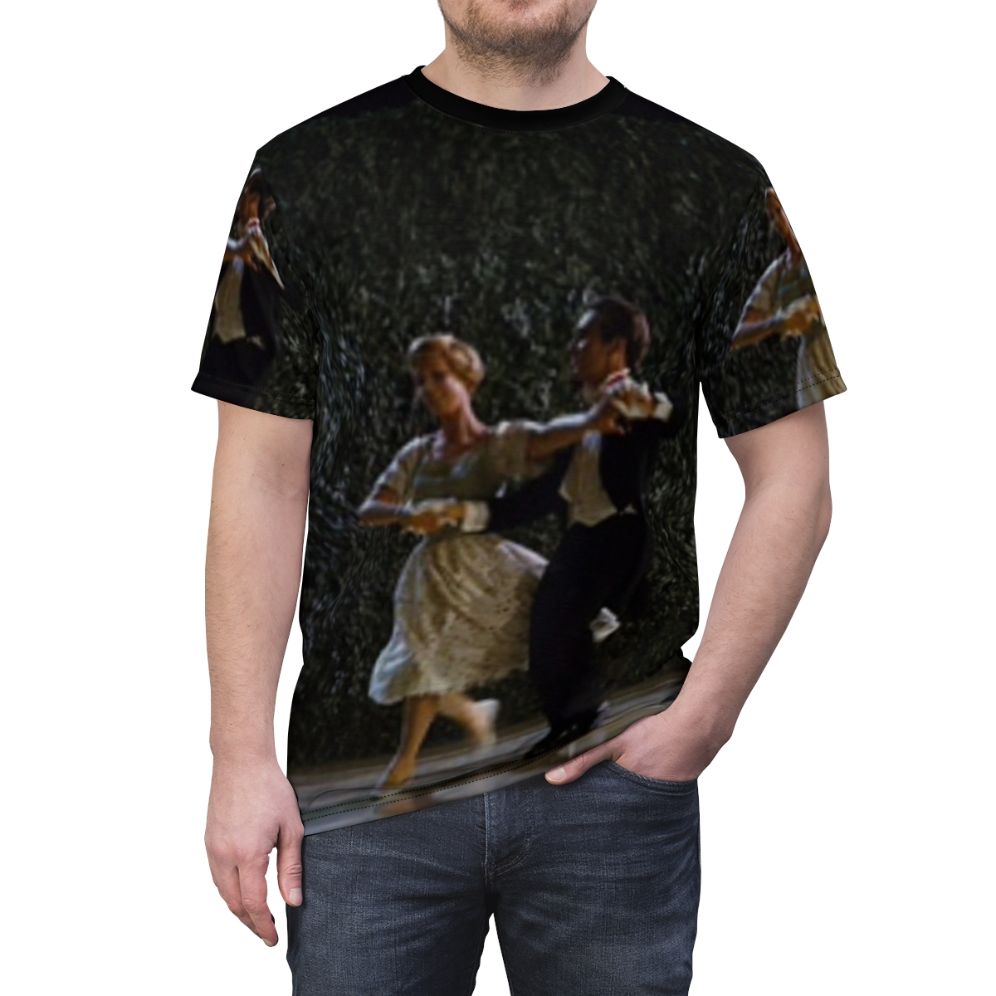 Musical theatre inspired t-shirt featuring the iconic film The Sound of Music - men front