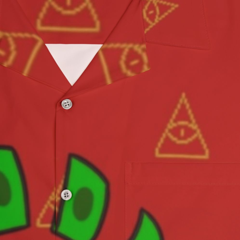 Yung Venuz Nuclear Throne Hawaiian Shirt - Detail