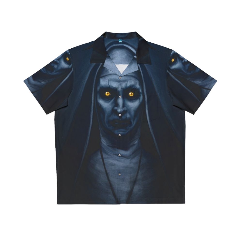 Valak Painting Hawaiian Horror Shirt - The Conjuring Paranormal Apparel