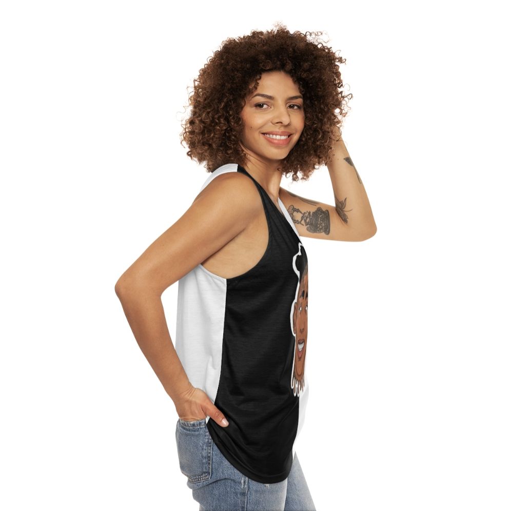 YNW Melly Bipolar Unisex Tank Top - women side