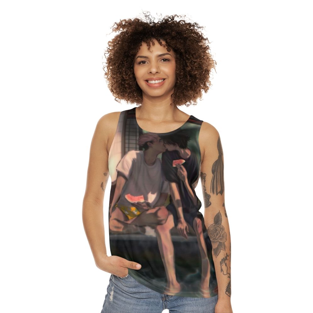 Jujutsu Kaisen Megumi Fushiguro and Itadori Yuuji Unisex Tank Top - women