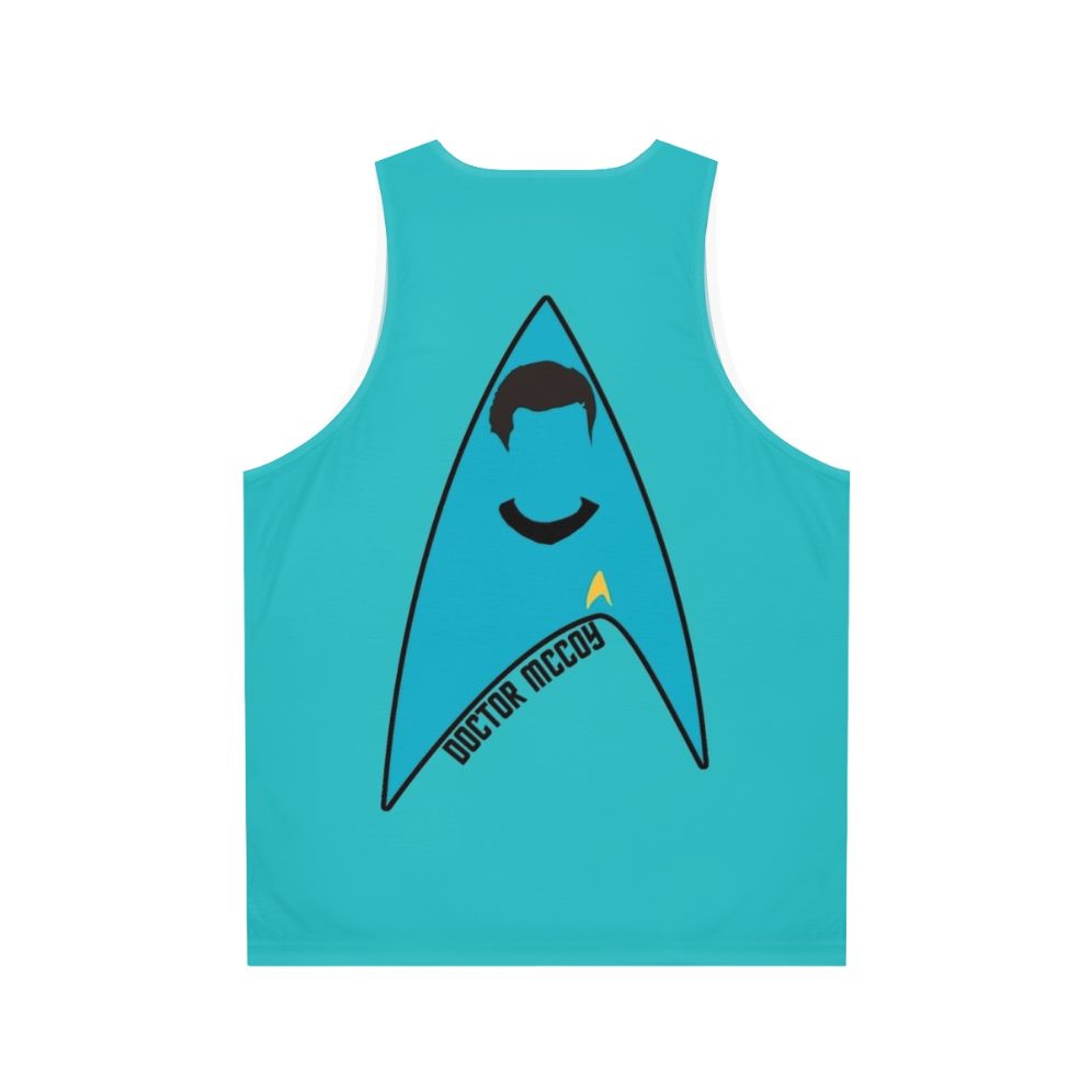 Star Trek Dr. McCoy Unisex Tank Top - Back