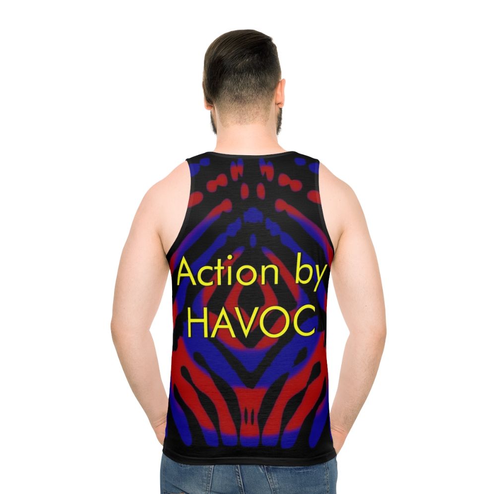 Action Havoc Unisex Tank Top - men back