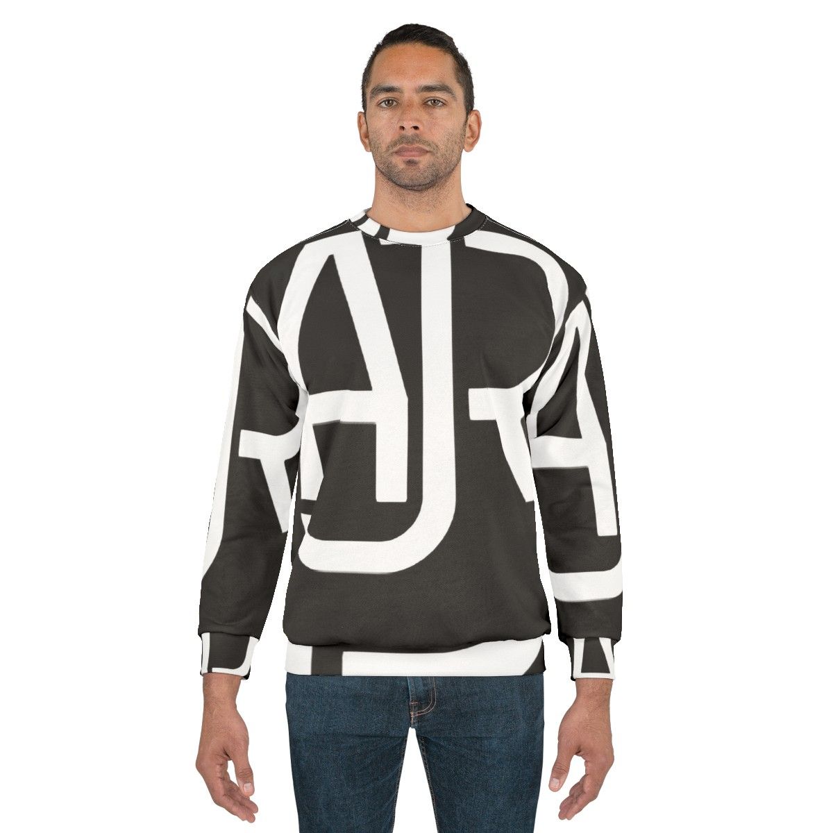 AJR White Logo Classic Sweatshirt - men