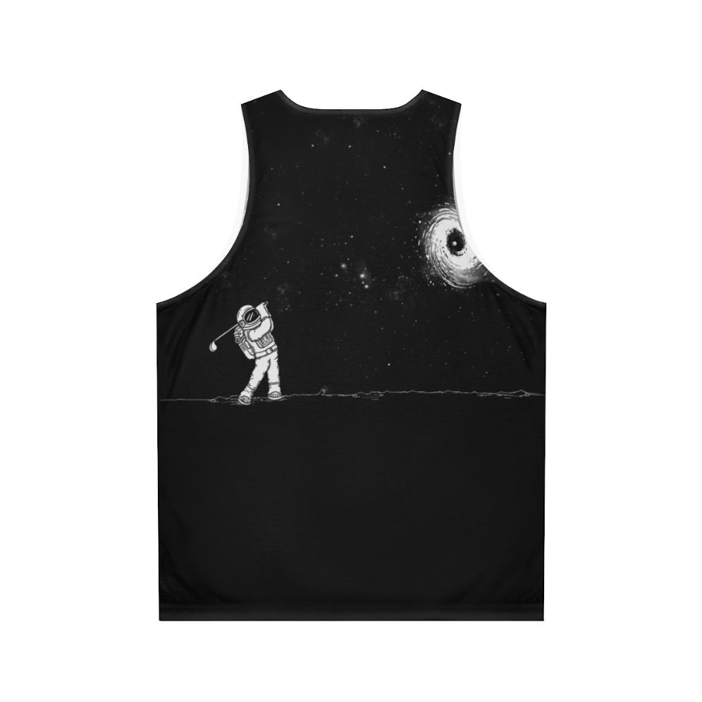 Black hole in one unisex tank top - Back