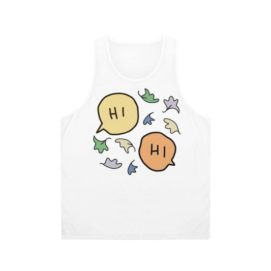 Heartstopper Pastel Leaves Unisex Tank Top