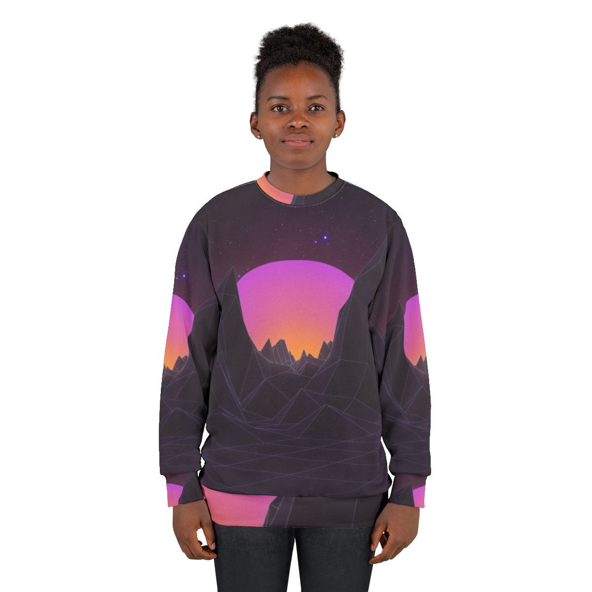 80s Retro Vaporwave Aesthetic Sweatshirt - women