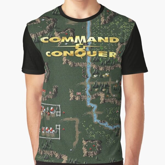 Command & Conquer: Tiberian Dawn Retro DOS Game Fan Graphic T-Shirt