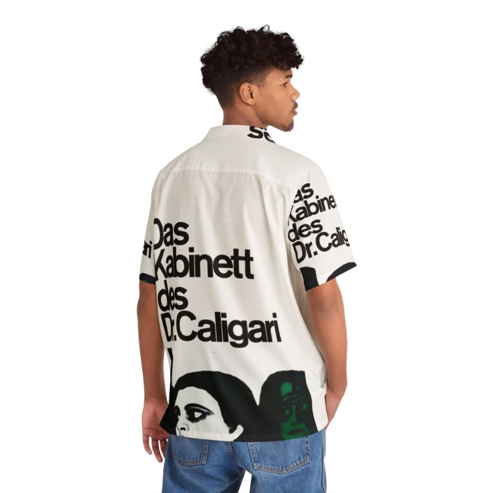 Caligari Hawaiian Shirt Featuring Classic Silent Film Imagery - People Back