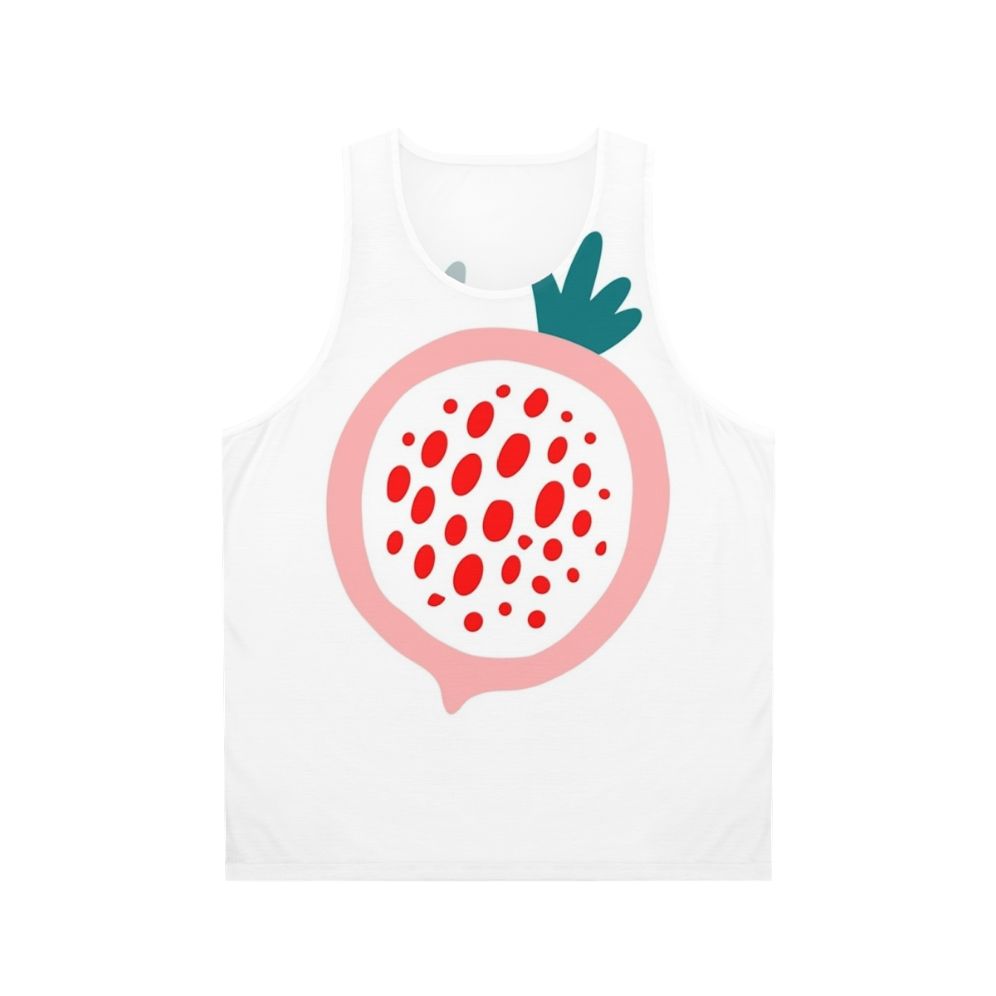 Colorful fruits graphic unisex tank top