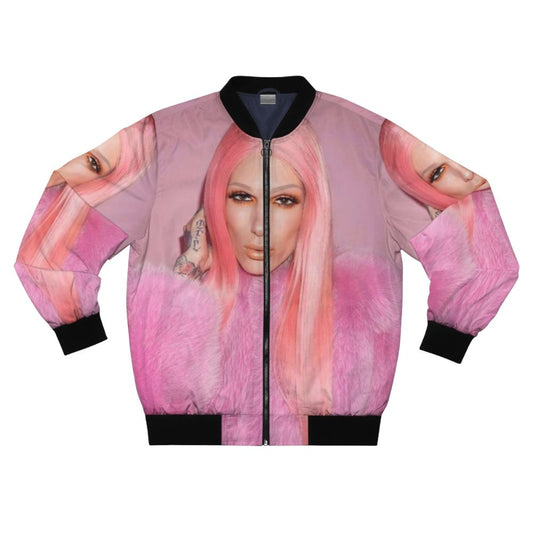 Jeffree Star Bomber Jacket with Velour Liquid Lipstick and Lip Ammunition