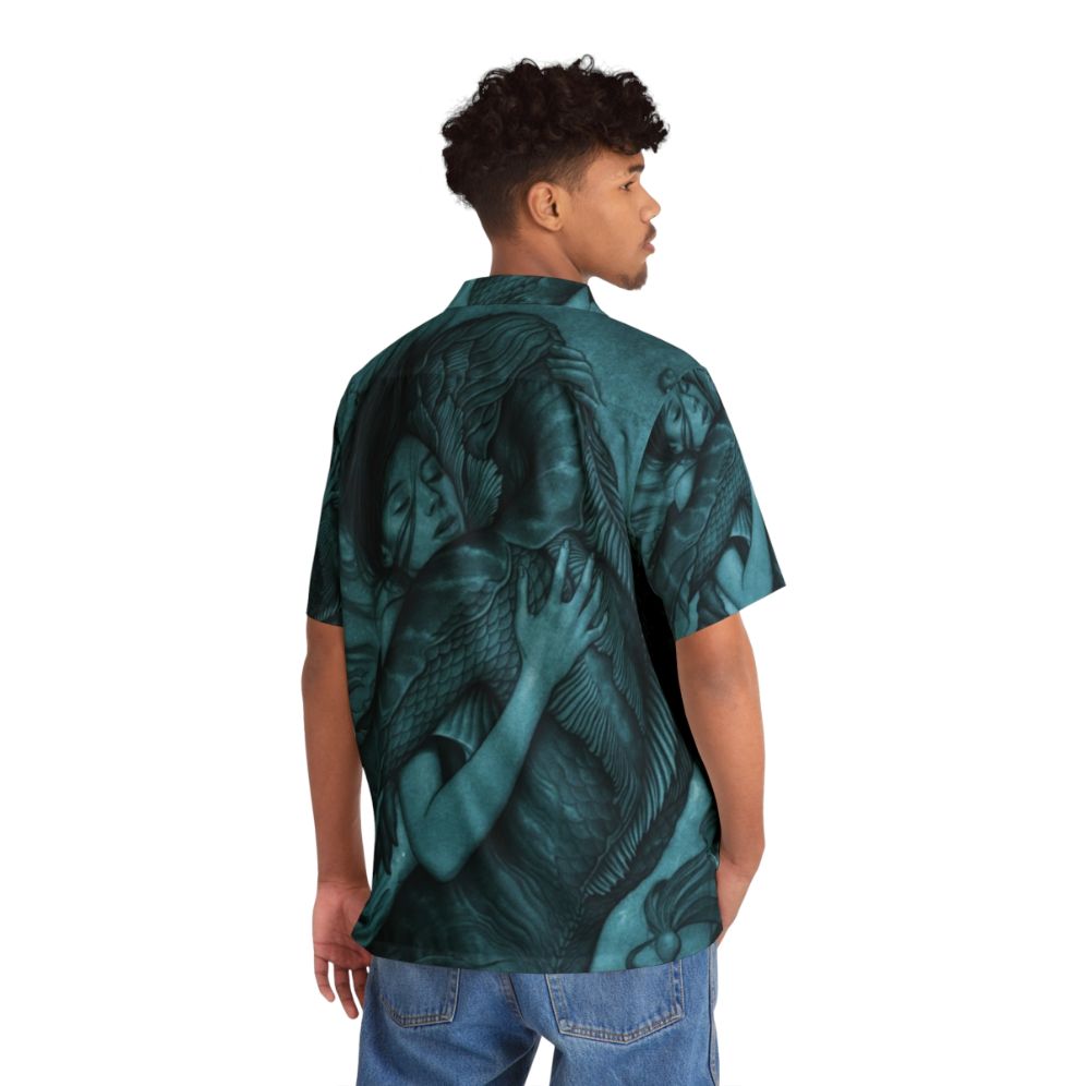 The Shape of Water Inspired Science Fiction Hawaiian Shirt - People Back