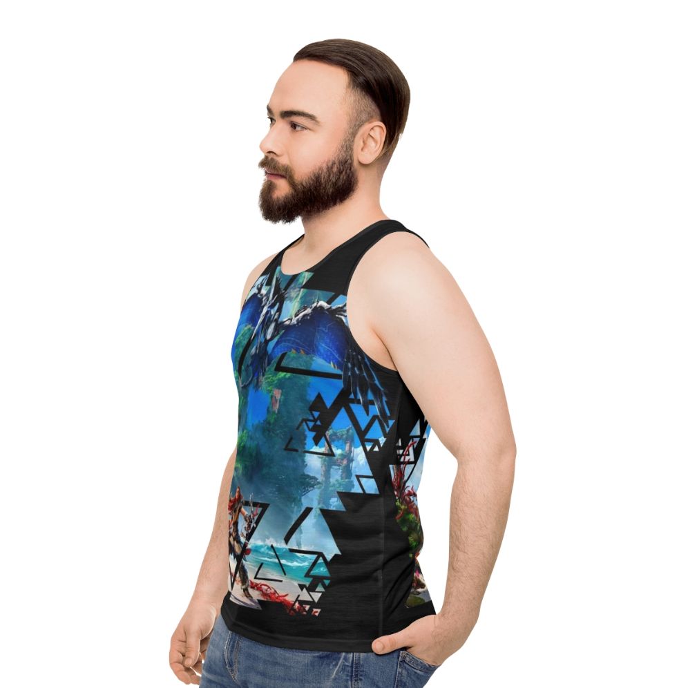 Horizon Forbidden West Unisex Tank Top - men side