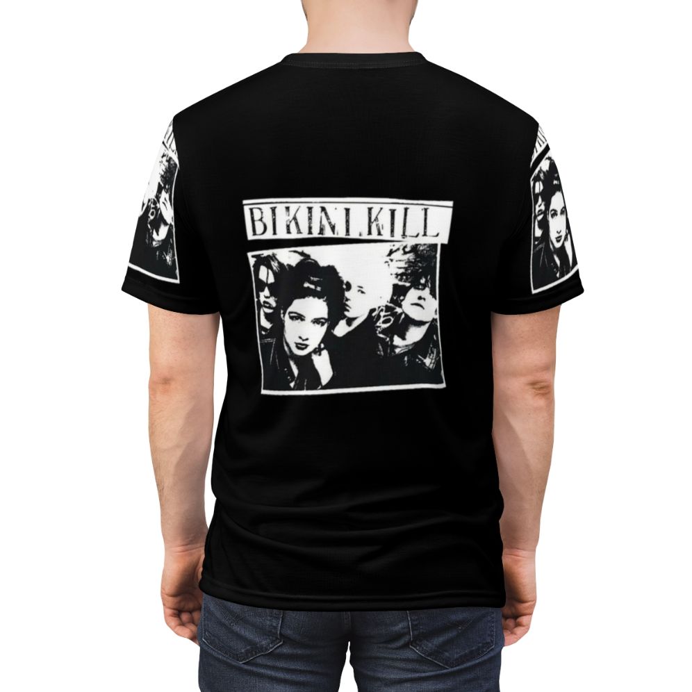 Fashionable Bikini Kill-Themed T-shirt for Punk Rock Enthusiasts - men back