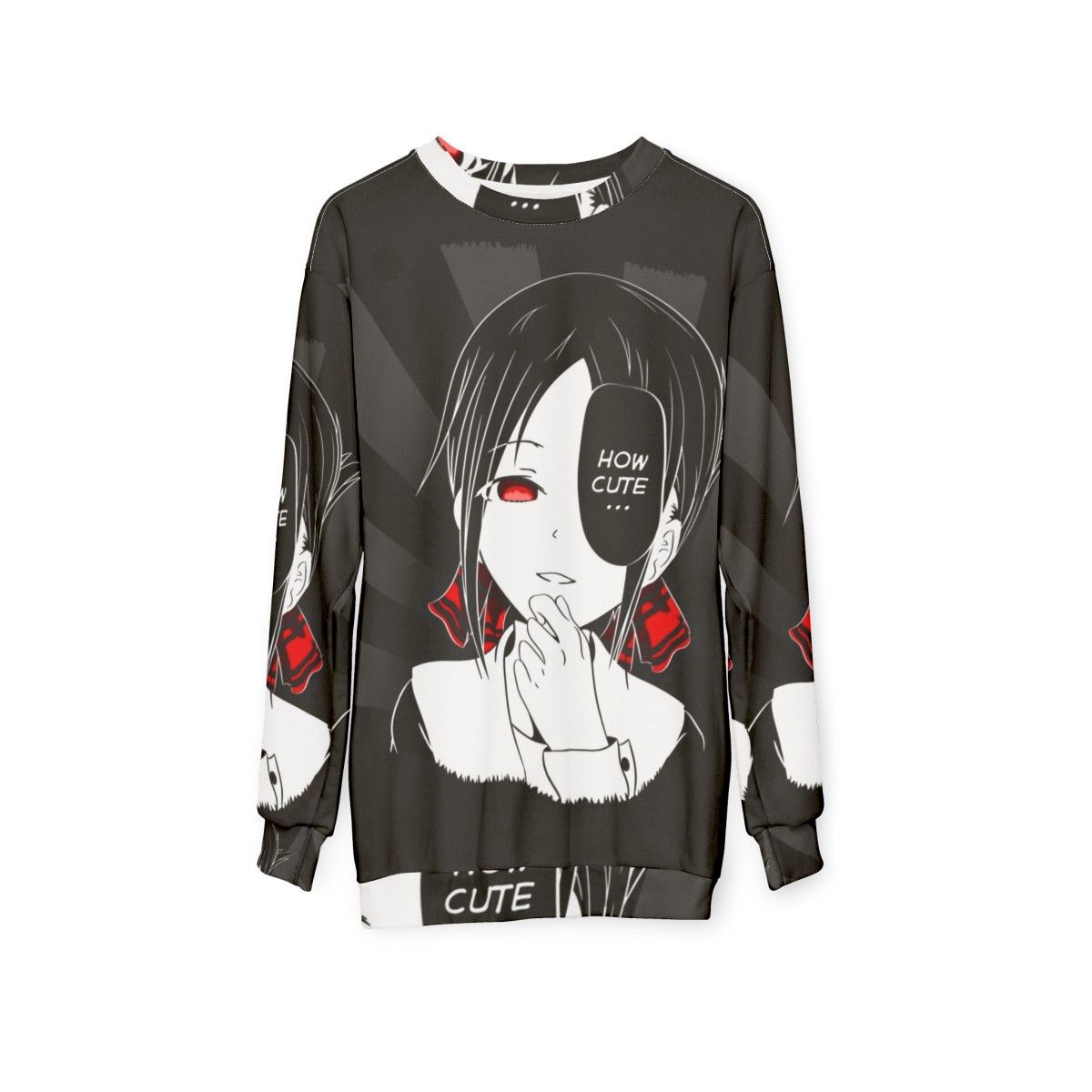 Kawaii "How Cute" Sweatshirt from Kaguya-sama: Love is War anime - hanging