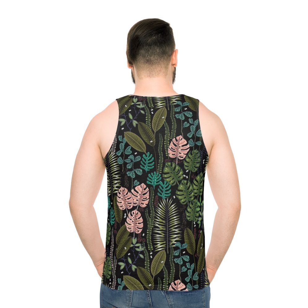 Tropical Dream Botanical Unisex Tank Top - men back