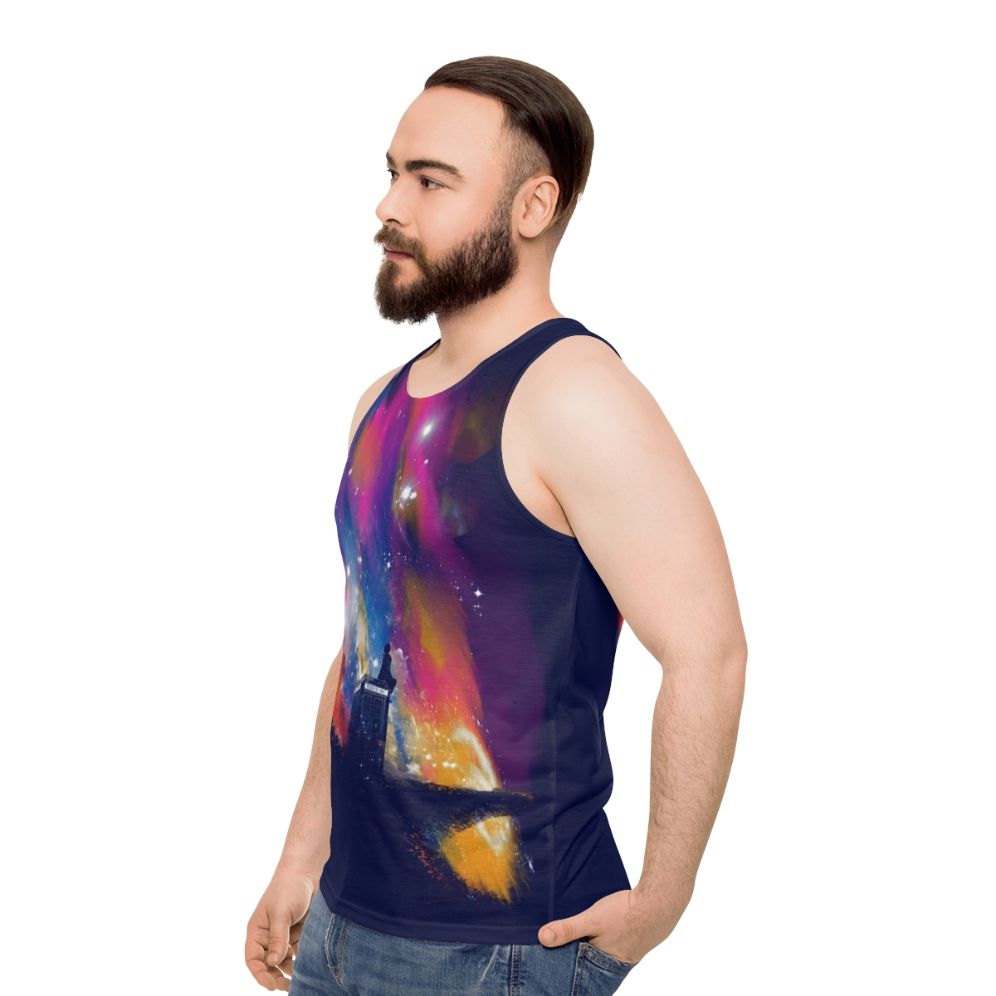 13th Doctor Unisex Sci-Fi Tank Top - men side