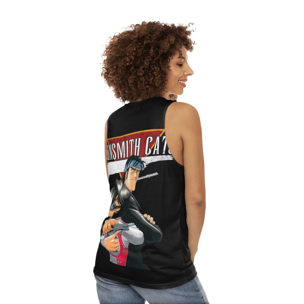 Vintage Gunsmith Cats Anime Tank Top - women back