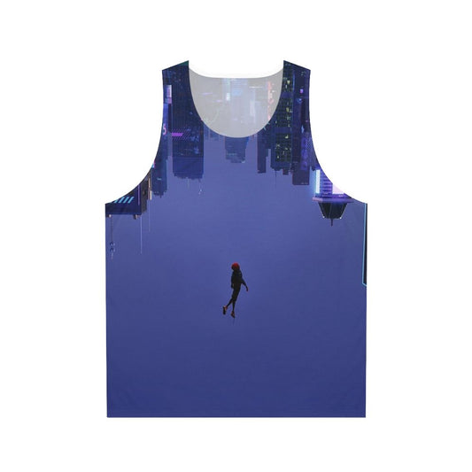 "Spiderman-inspired 'Not Falling But Rising' unisex tank top"