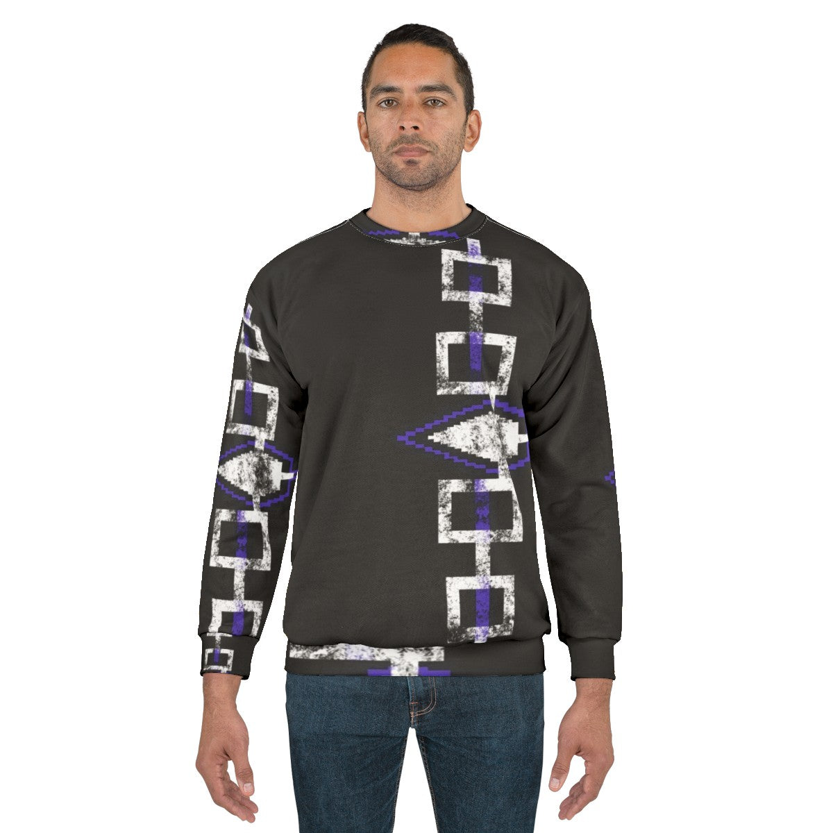 Haudenosaunee Hiawatha Belt Native American Sweatshirt - men