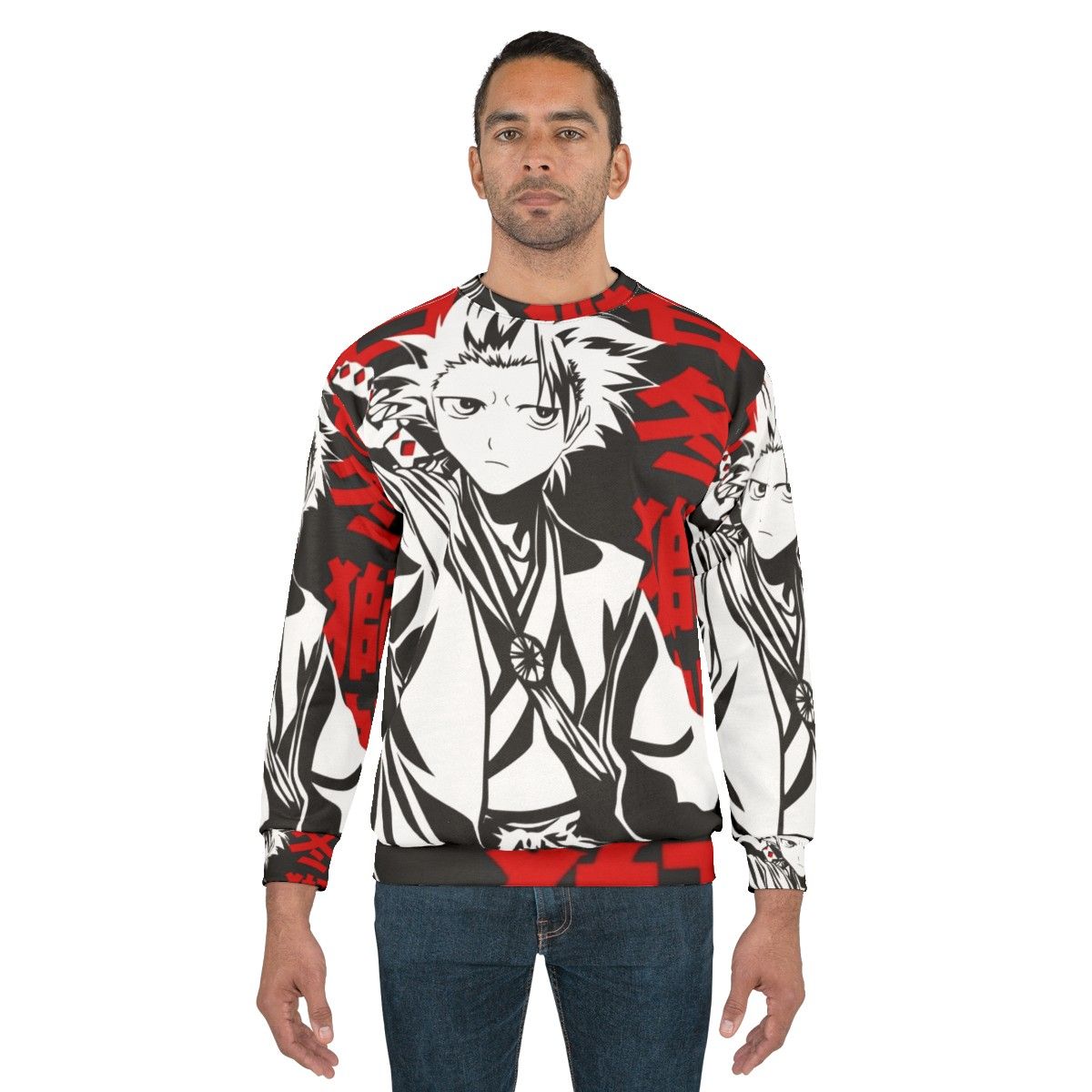 Toshiro Hitsugaya 10th Division Captain Bleach Anime Sweatshirt - men