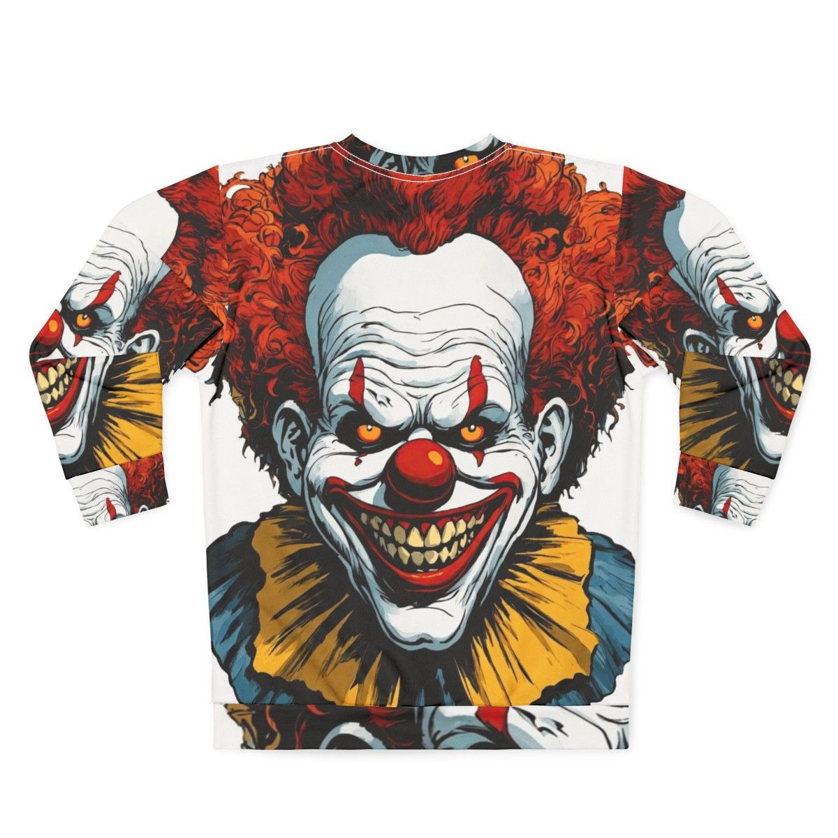 Vintage Evil Clown Sweatshirt - Back