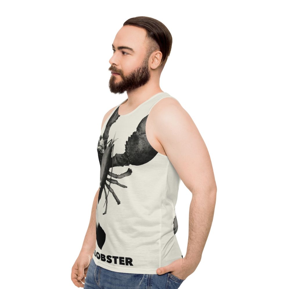 The Lobster Unisex Tank Top - men side