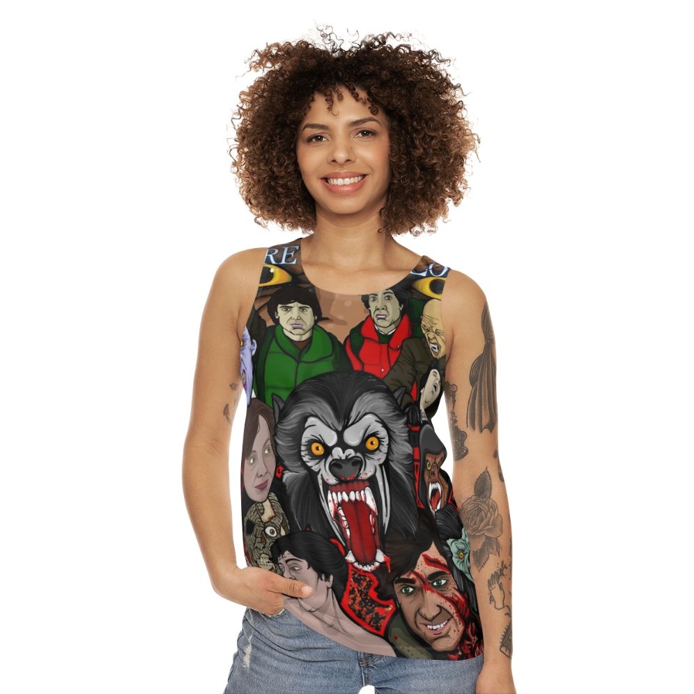 Unisex American Werewolf in London Horror Tank Top - women