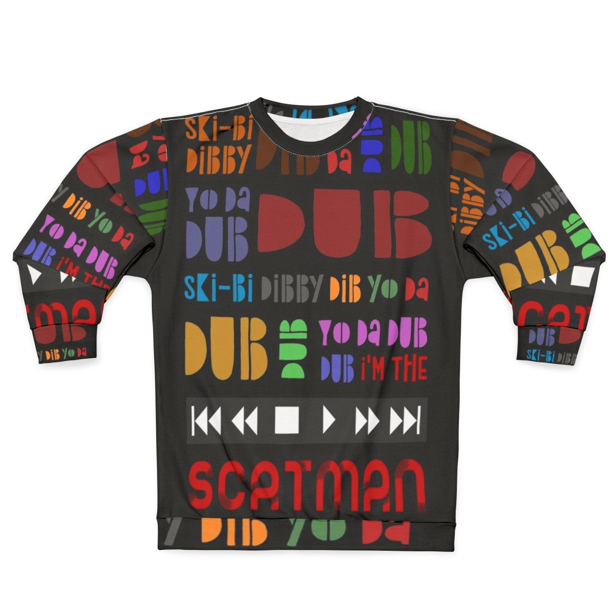 Vintage 90s Scatman John Lyrics Sweatshirt