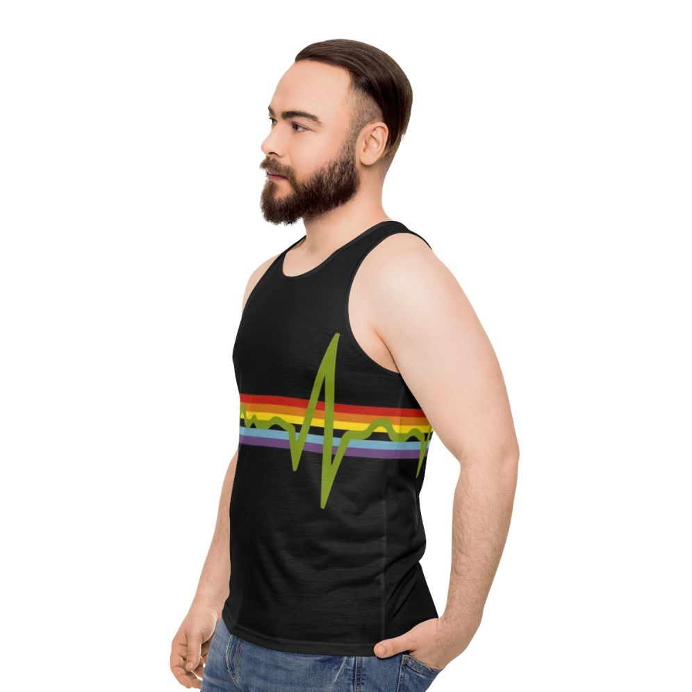 Dark Side of the Moon Unisex Tank Top - men side