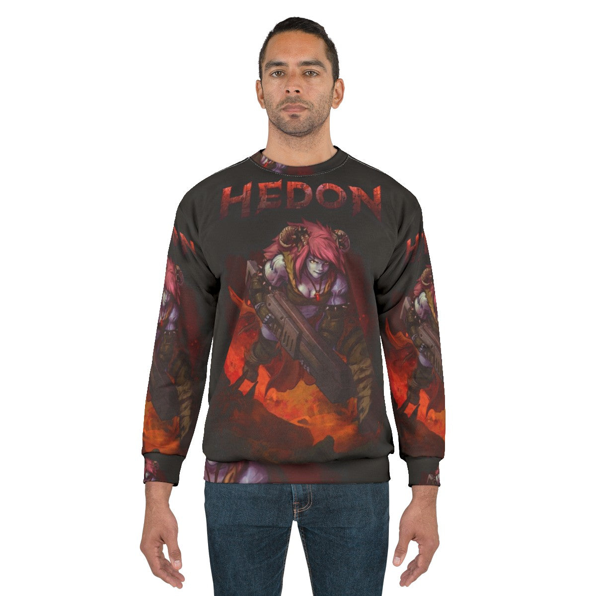 Hedon Fantasy Video Game Inspired Splash Sweatshirt - men