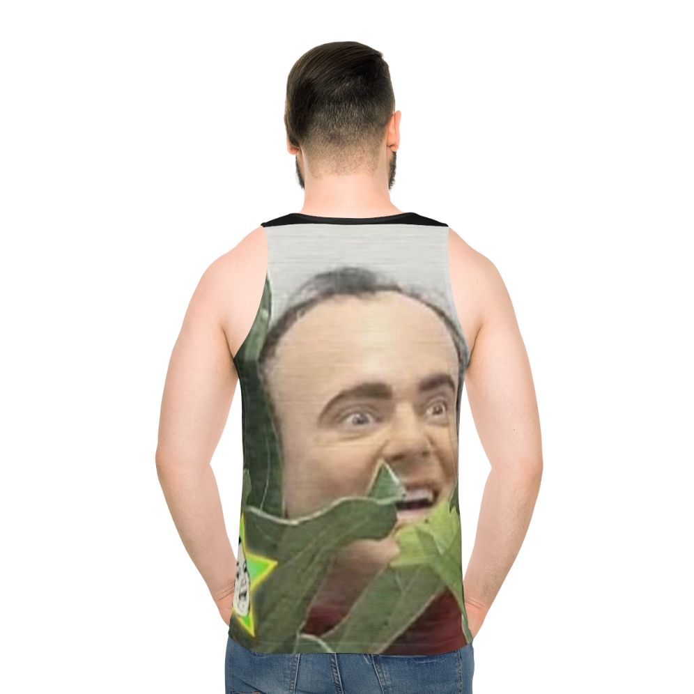 Unisex Spagett Spooked Ya Tank Top - men back