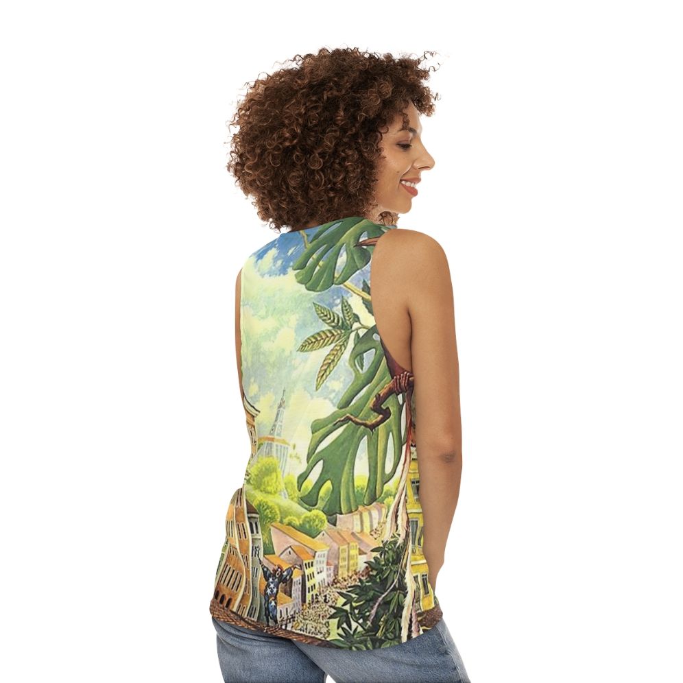 Spyro Gyra Carnaval 1980s Unisex Tank Top - women back