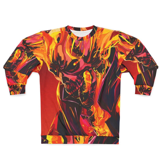 Ghost Rider Skull Sweatshirt