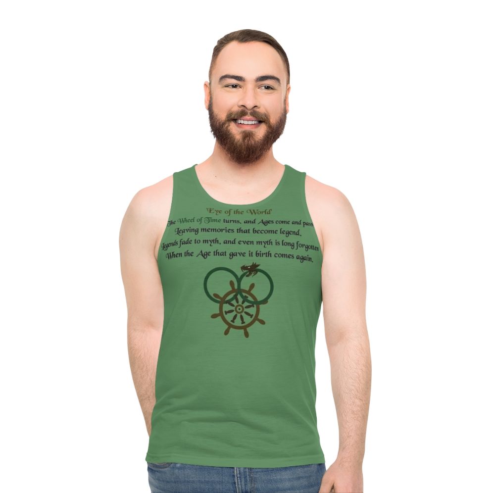 Unisex "Thus Spins The Wheel Of Time" Tank Top - men