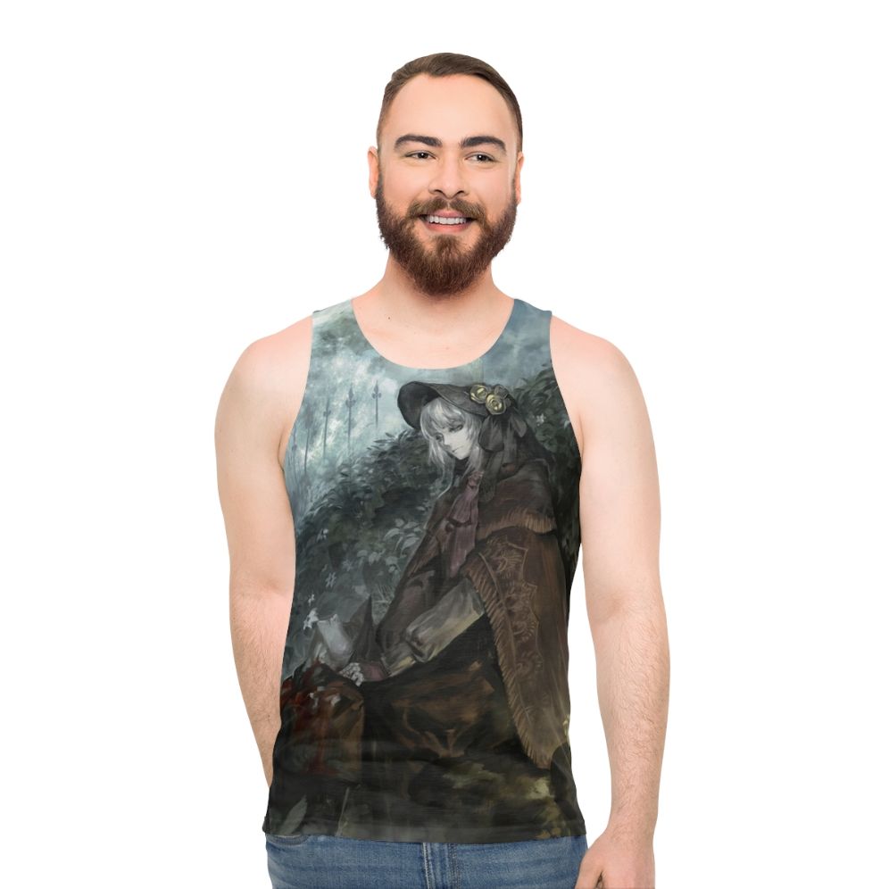 Bloodborne Dark Souls Unisex Gaming Tank Top - men