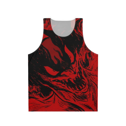 Devilman anime character unisex tank top