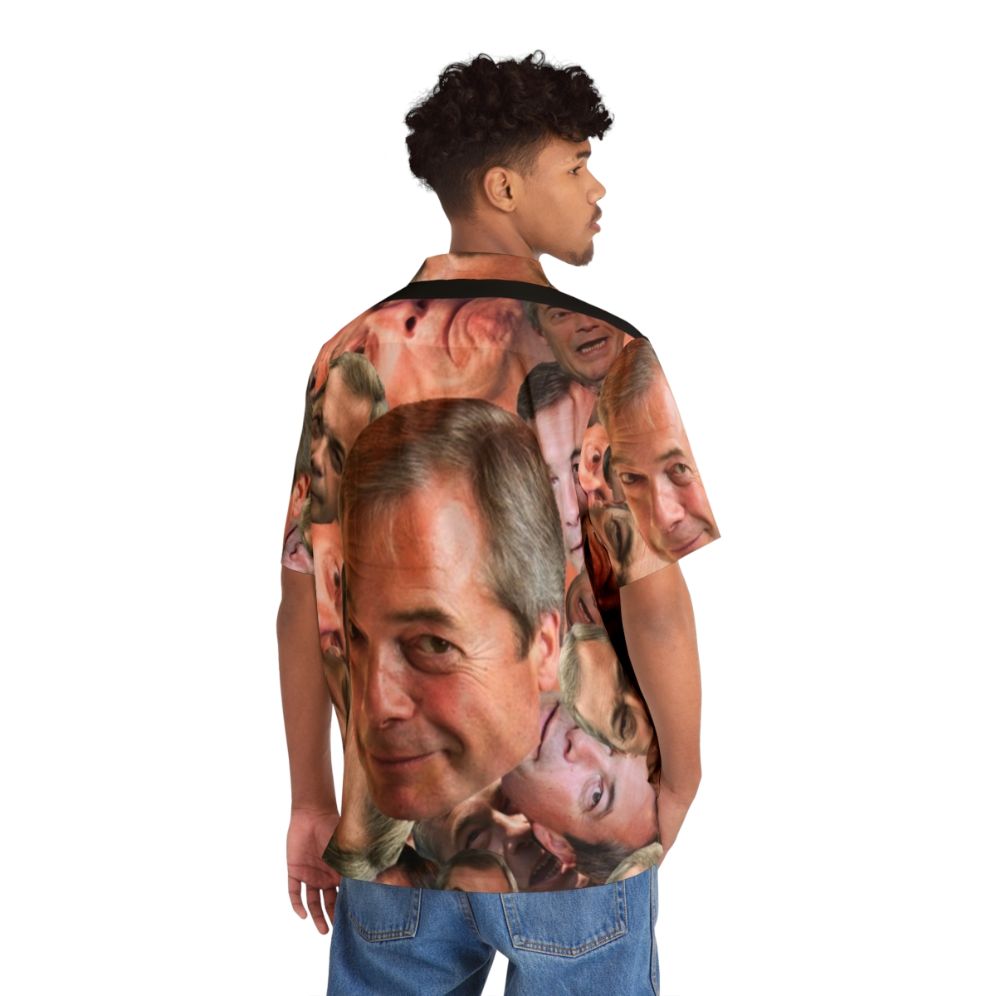 Nigel Farage UKIP Brexit Political Satire Hawaiian Shirt - People Back