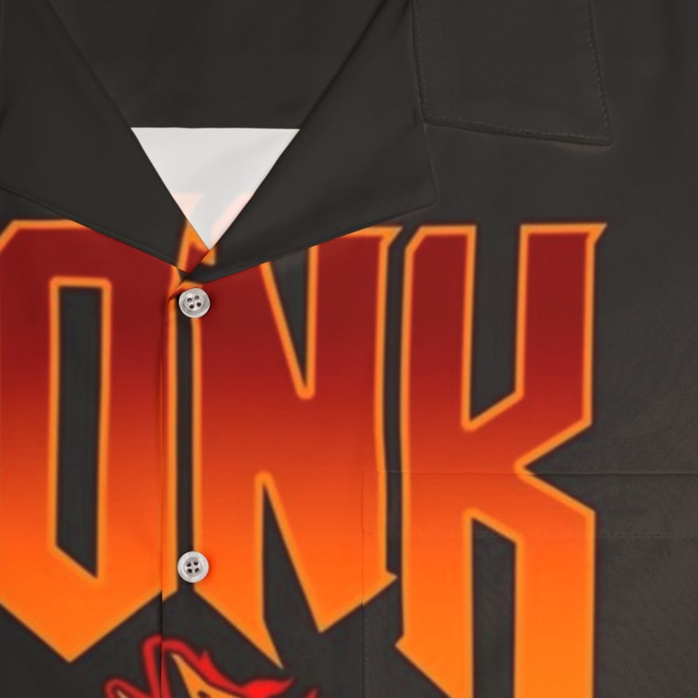 Honk Hawaiian Shirt - Videogame Inspired Hawaiian Shirt - Detail