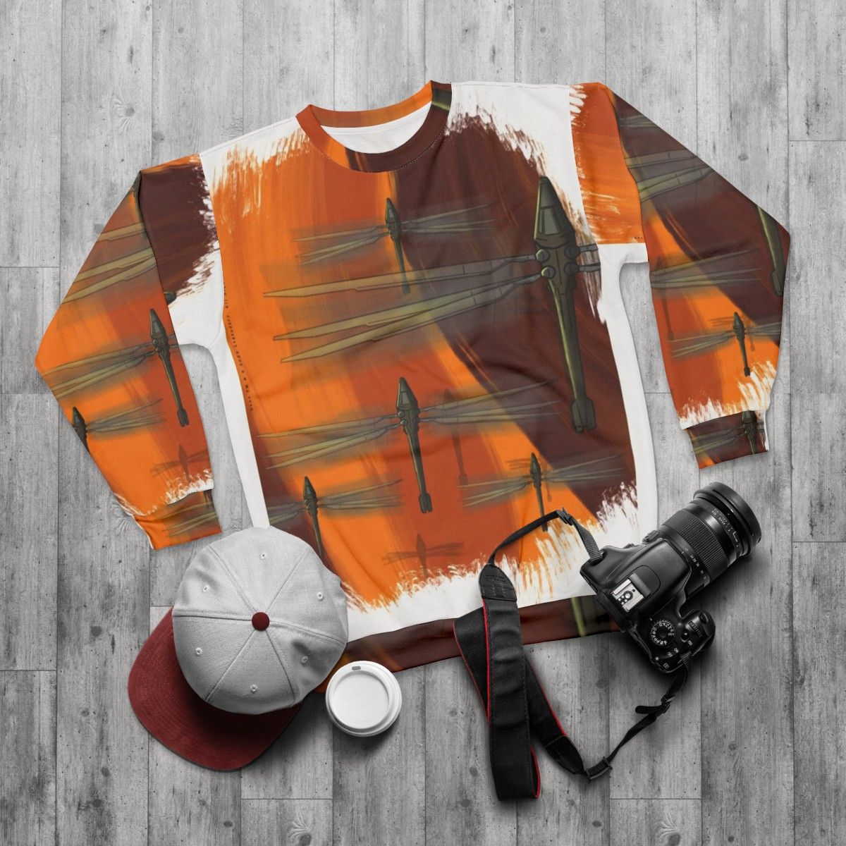 Dune Ornithopter Sci-Fi Sweatshirt - flat lay